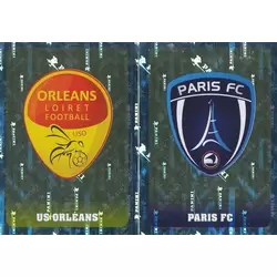 Écussons (US Orléans / Paris FC) - US Orléans / Paris FC