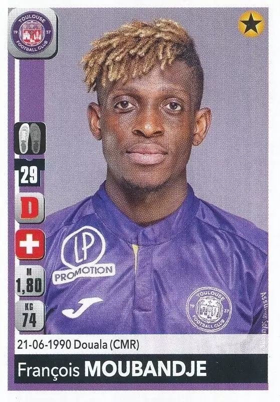 Championnat de France 2018-2019 - François Moubandje - Toulouse FC