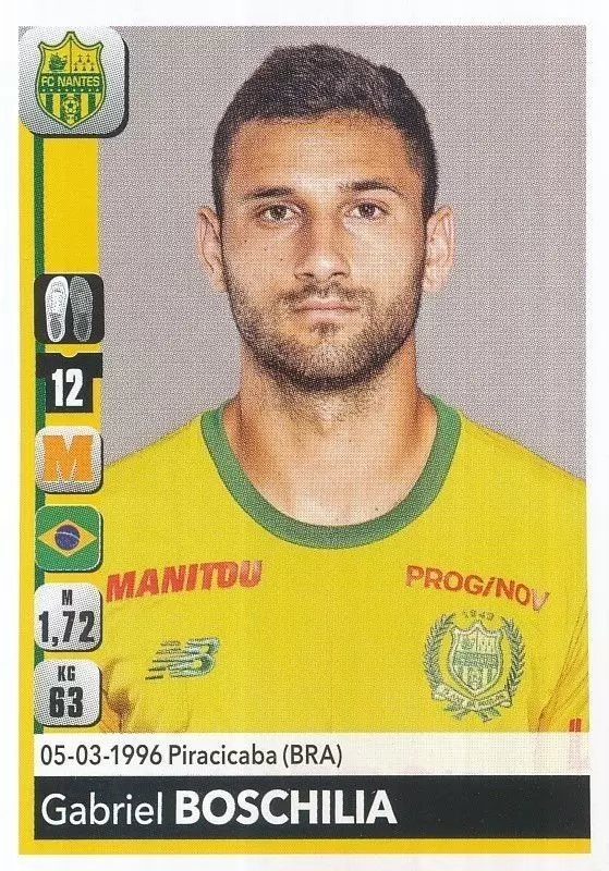 Championnat de France 2018-2019 - Gabriel Boschilia - FC Nantes