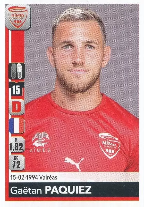 Championnat de France 2018-2019 - Gaëtan Paquiez - Nîmes Olympique