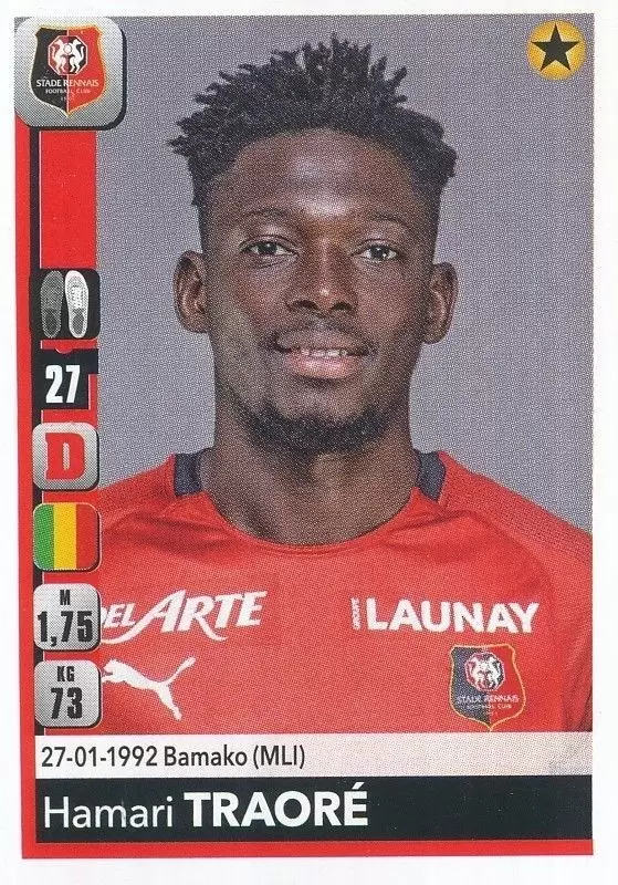 Championnat de France 2018-2019 - Hamari Traoré - Stade Rennais FC