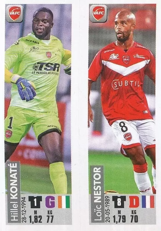 Championnat de France 2018-2019 - Hillel Konaté / Loïc Nestor - Valenciennes FC