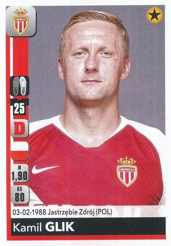 Championnat de France 2018-2019 - Kamil Glik - AS Monaco