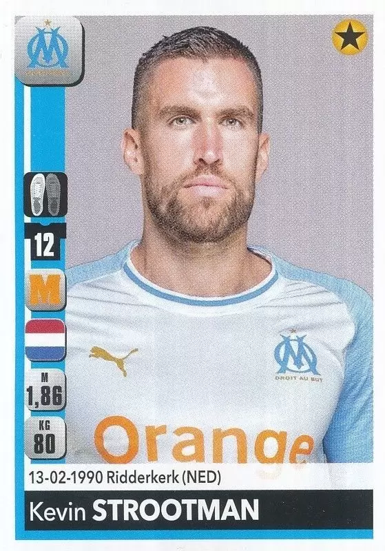 Championnat de France 2018-2019 - Kevin Strootman - Olympique de Marseille