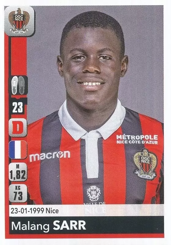 Championnat de France 2018-2019 - Malang Sarr - OGC Nice
