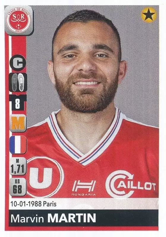Championnat de France 2018-2019 - Marvin Martin (Capitaine) - Stade de Reims