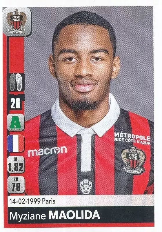 Championnat de France 2018-2019 - Myziane Maolida - OGC Nice