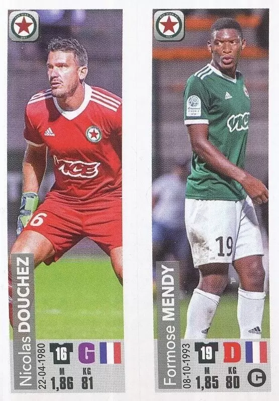 Championnat de France 2018-2019 - Nicolas Douchez / Formose Mendy - Red Star FC