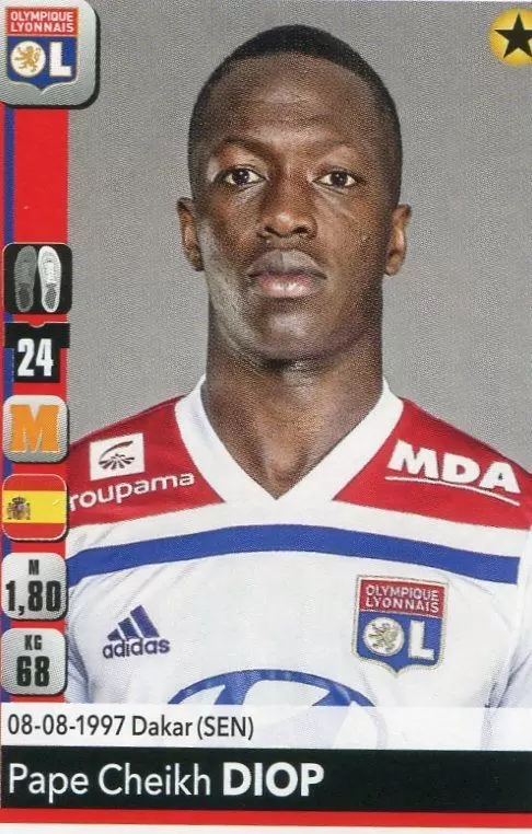 Championnat de France 2018-2019 - Pape Cheikh Diop - Olympique Lyonnais