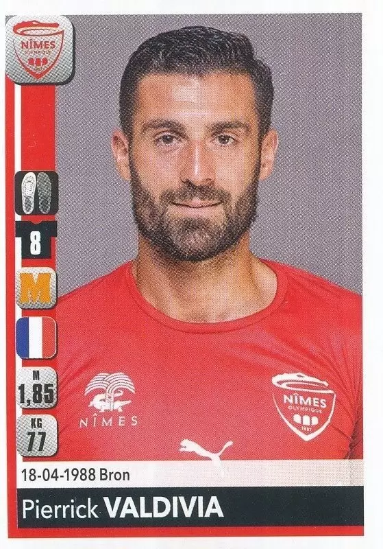 Championnat de France 2018-2019 - Pierrick Valdivia - Nîmes Olympique