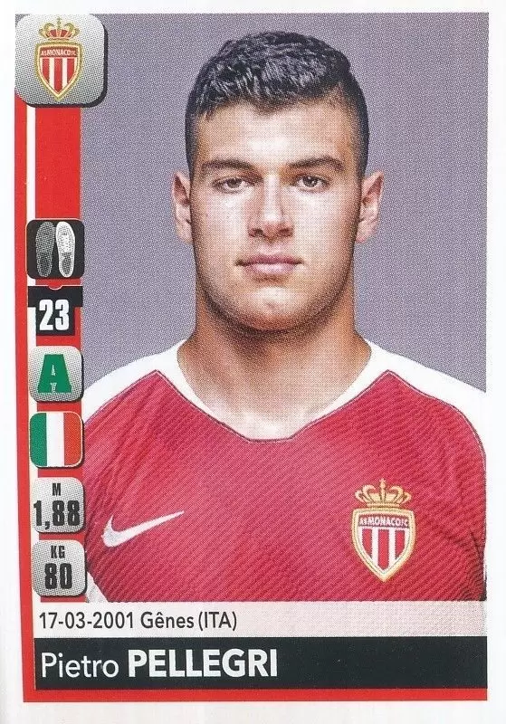 Championnat de France 2018-2019 - Pietro Pellegri - AS Monaco