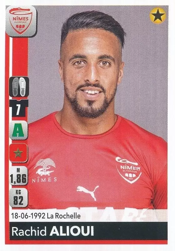 Championnat de France 2018-2019 - Rachid Alioui - Nîmes Olympique