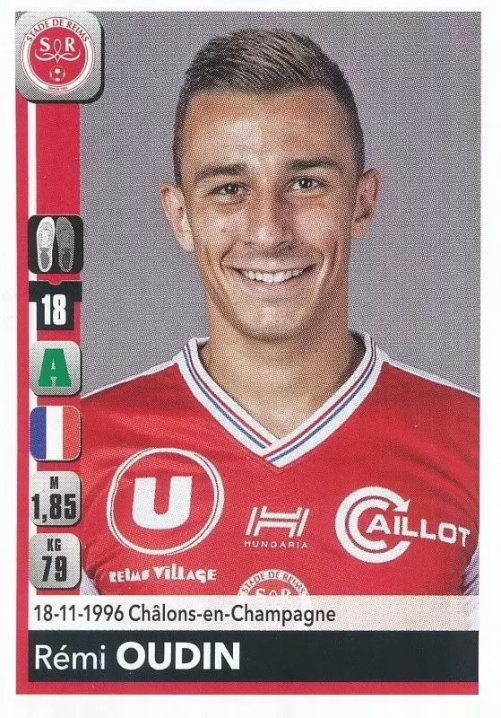 Championnat de France 2018-2019 - Rémi Oudin - Stade de Reims