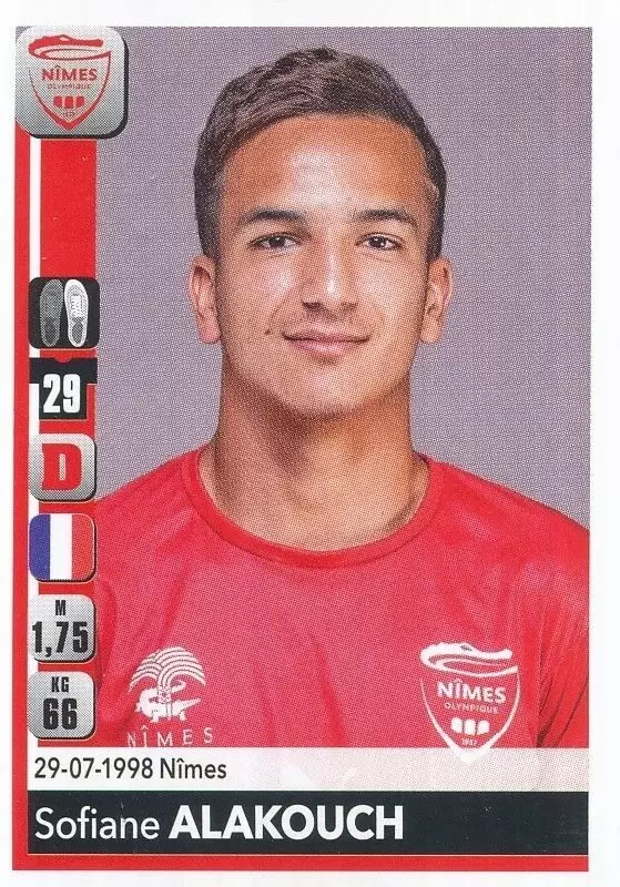 Championnat de France 2018-2019 - Sofiane Alakouch - Nîmes Olympique