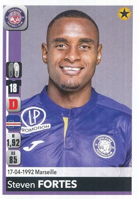 Championnat de France 2018-2019 - Steven Fortes - Toulouse FC