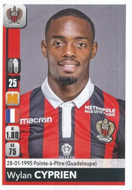 Championnat de France 2018-2019 - Wylan Cyprien - OGC Nice