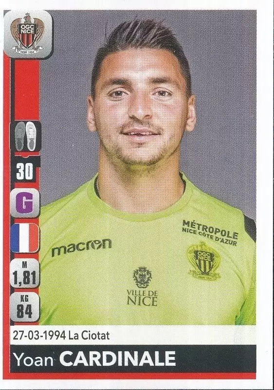 Championnat de France 2018-2019 - Yoan Cardinale - OGC Nice