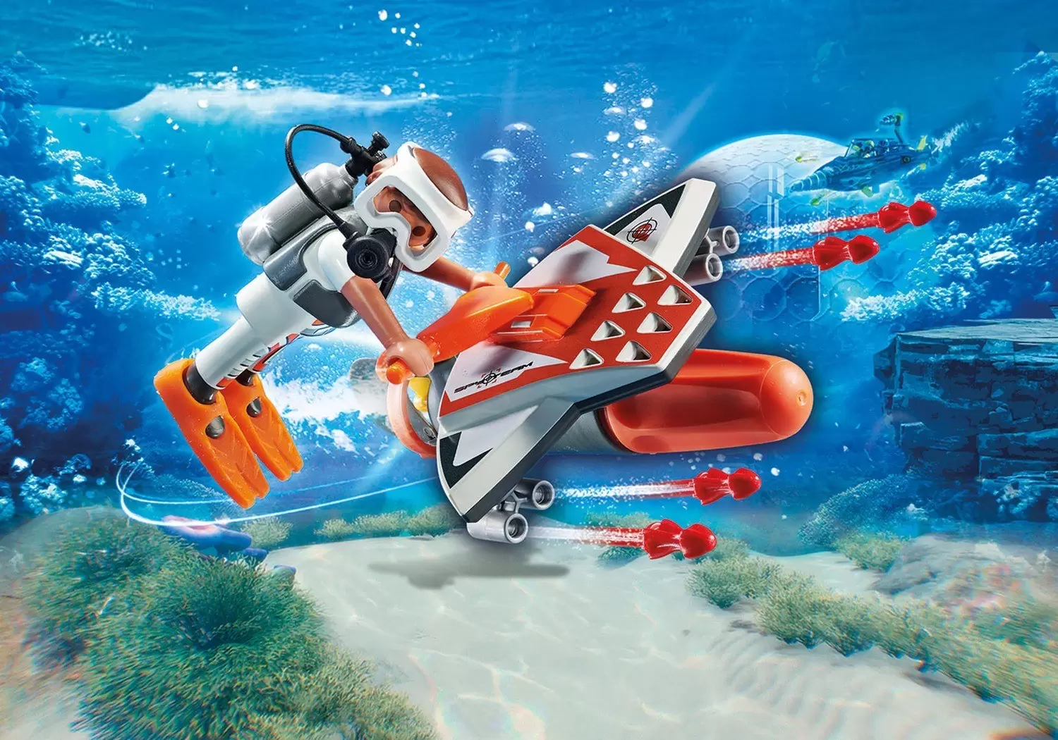 Playmobil Top Agents - Spy Team Underwater Wing