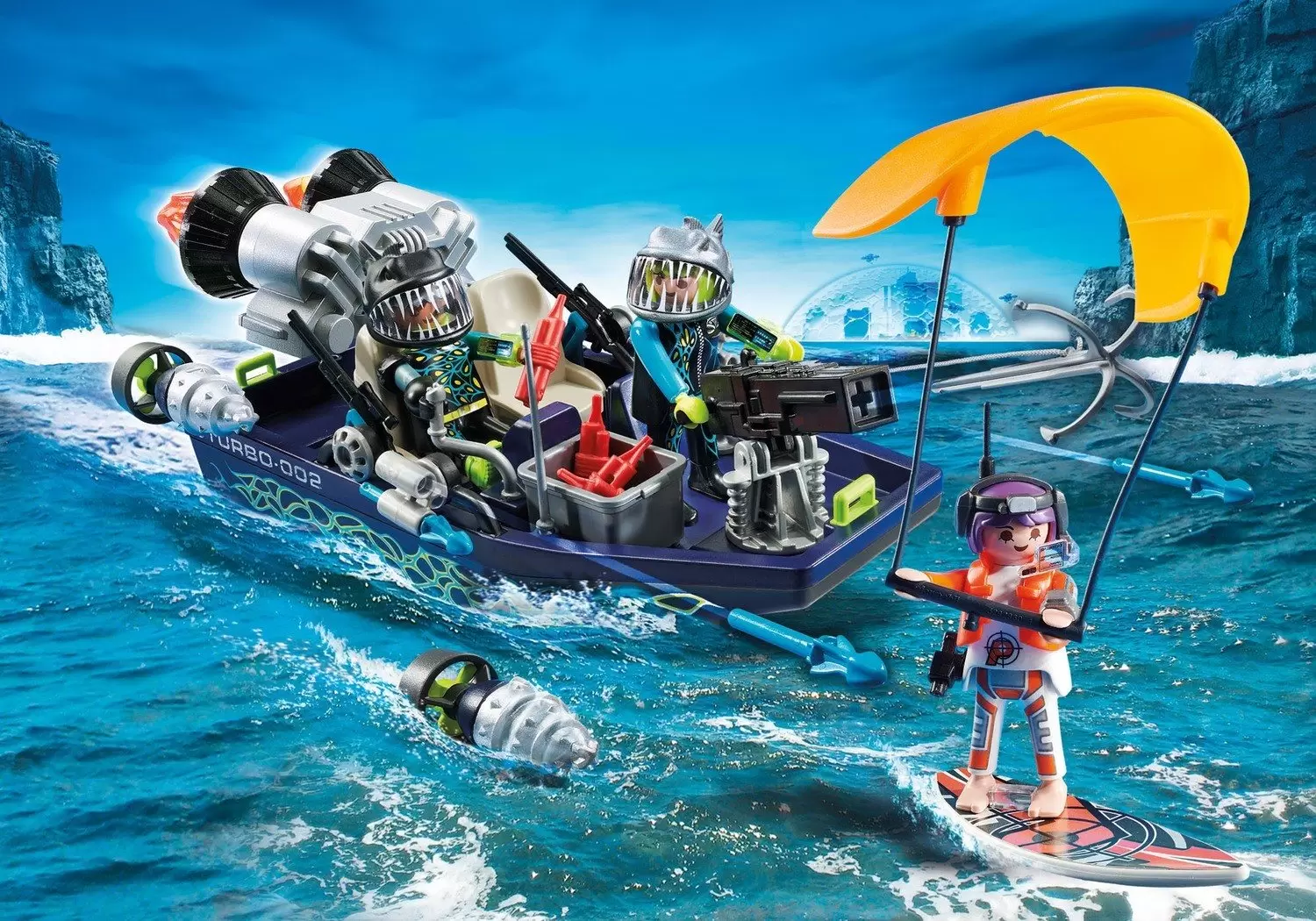 Playmobil Top Agents - TEAM S.H.A.R.K. Harpoon Craft