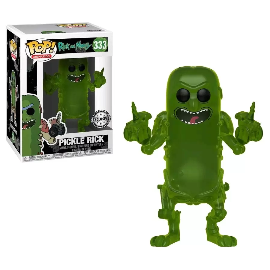 POP! Animation - Rick and Morty - Pickle Rick Translucent