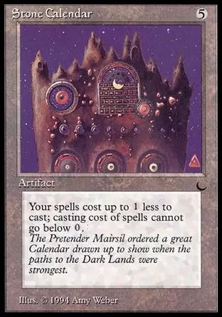 The Dark - Stone Calendar