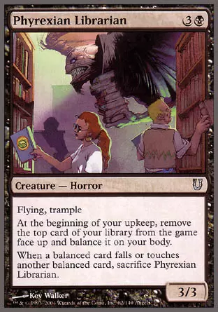 Unhinged - Bibliothécaire phyrexian