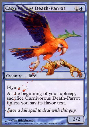 Unhinged - Perroquet-tueur carnivore