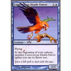 Perroquet-tueur carnivore