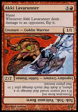 Guerriers de Kamigawa - Akki coureur des laves
