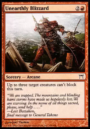 Guerriers de Kamigawa - Blizzard surnaturel