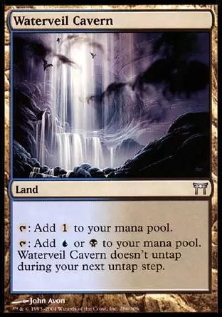 Guerriers de Kamigawa - Caverne voilée d\'eau