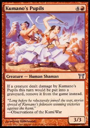 Guerriers de Kamigawa - Élèves de Kumano