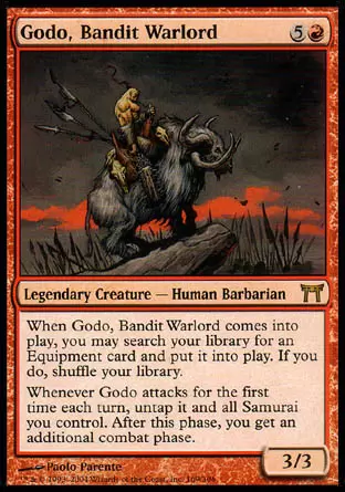 Guerriers de Kamigawa - Godo, seigneur de guerre bandit