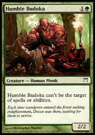 Guerriers de Kamigawa - Humble budoka