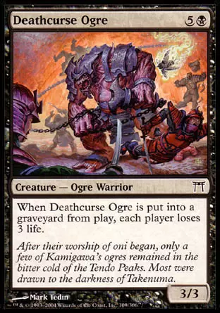Guerriers de Kamigawa - Ogre malemort