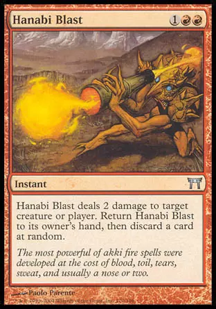 Guerriers de Kamigawa - Salve d\'Hanabi