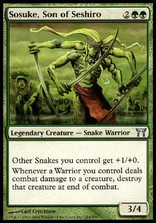 Guerriers de Kamigawa - Sosuke, fils de Seshiro