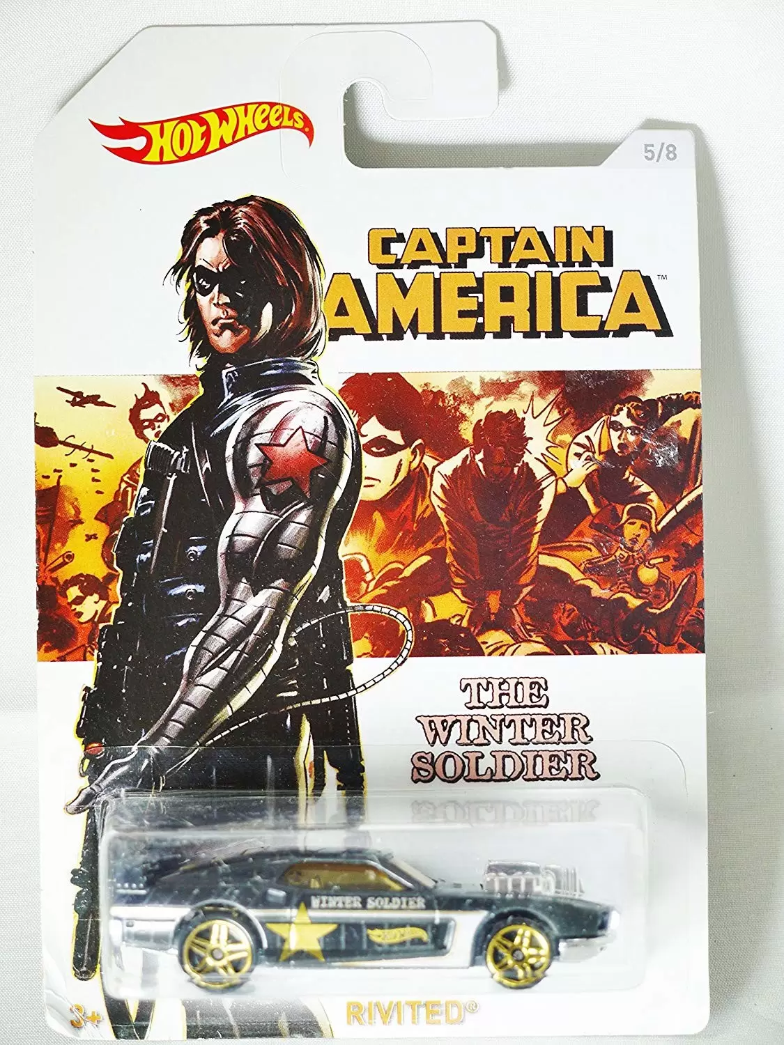 Hot Wheels -  Marvel - Captain America - The Winter Soldier - Rivited
