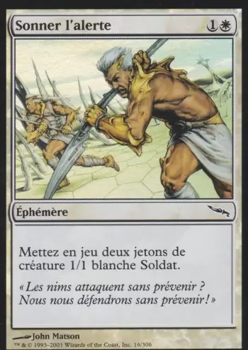 Mirrodin - Sonner l\'alerte Foil