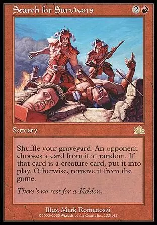 Prophétie - Recherche des survivants