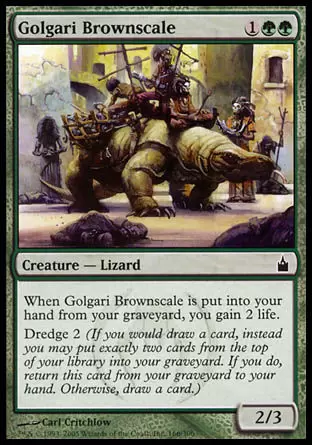 Ravnica : la cité des guildes - Brunécaille golgari