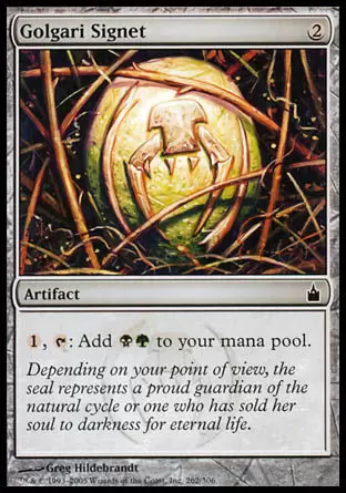 Ravnica : la cité des guildes - Cachet de Golgari