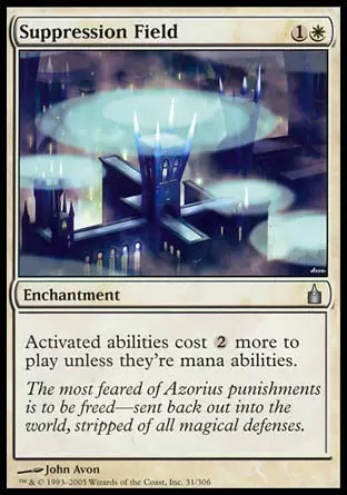Ravnica : la cité des guildes - Champ de suppression
