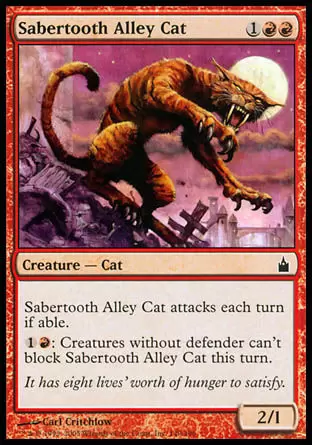 Ravnica : la cité des guildes - Chat de gouttière à dents de sabre