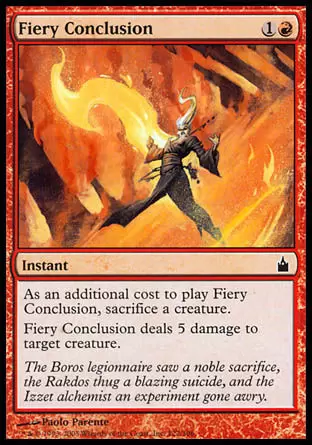 Ravnica : la cité des guildes - Conclusion ardente