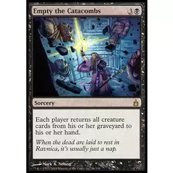 Évacuation des catacombes