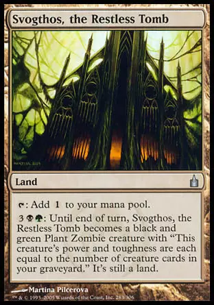 Ravnica : la cité des guildes - Svogthos, le Tombeau agité