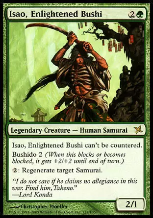 Traîtres de Kamigawa - Isao, bushi éclairé