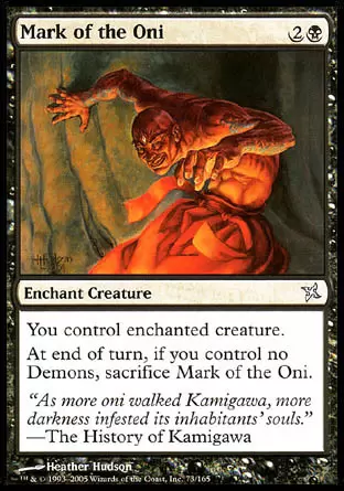 Traîtres de Kamigawa - Marque des oni