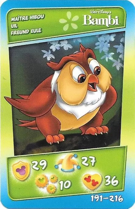 Disney - Joue avec les classiques (CORA) - Maitre Hibou